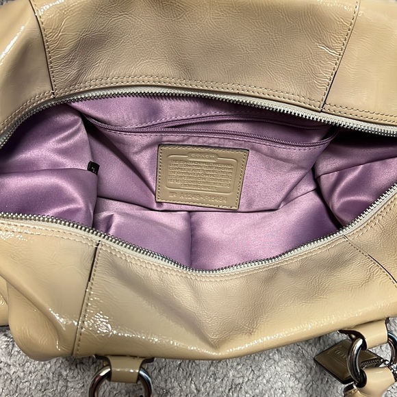 ๐ 3xHP ๐ Authentic Coach Leather Satchel Handbag - Picture 11 of 12